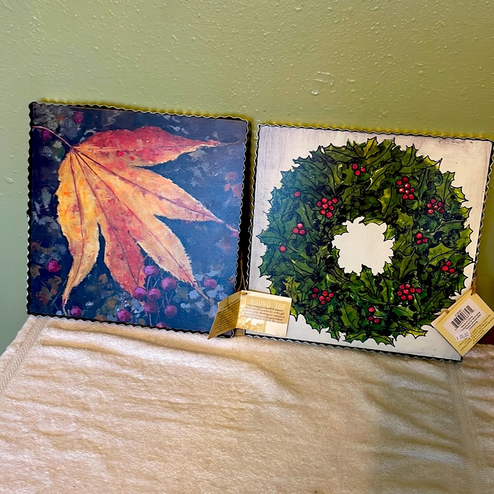 The Round Top Collection Metal Art 11.5x11.5 frames (one or both)